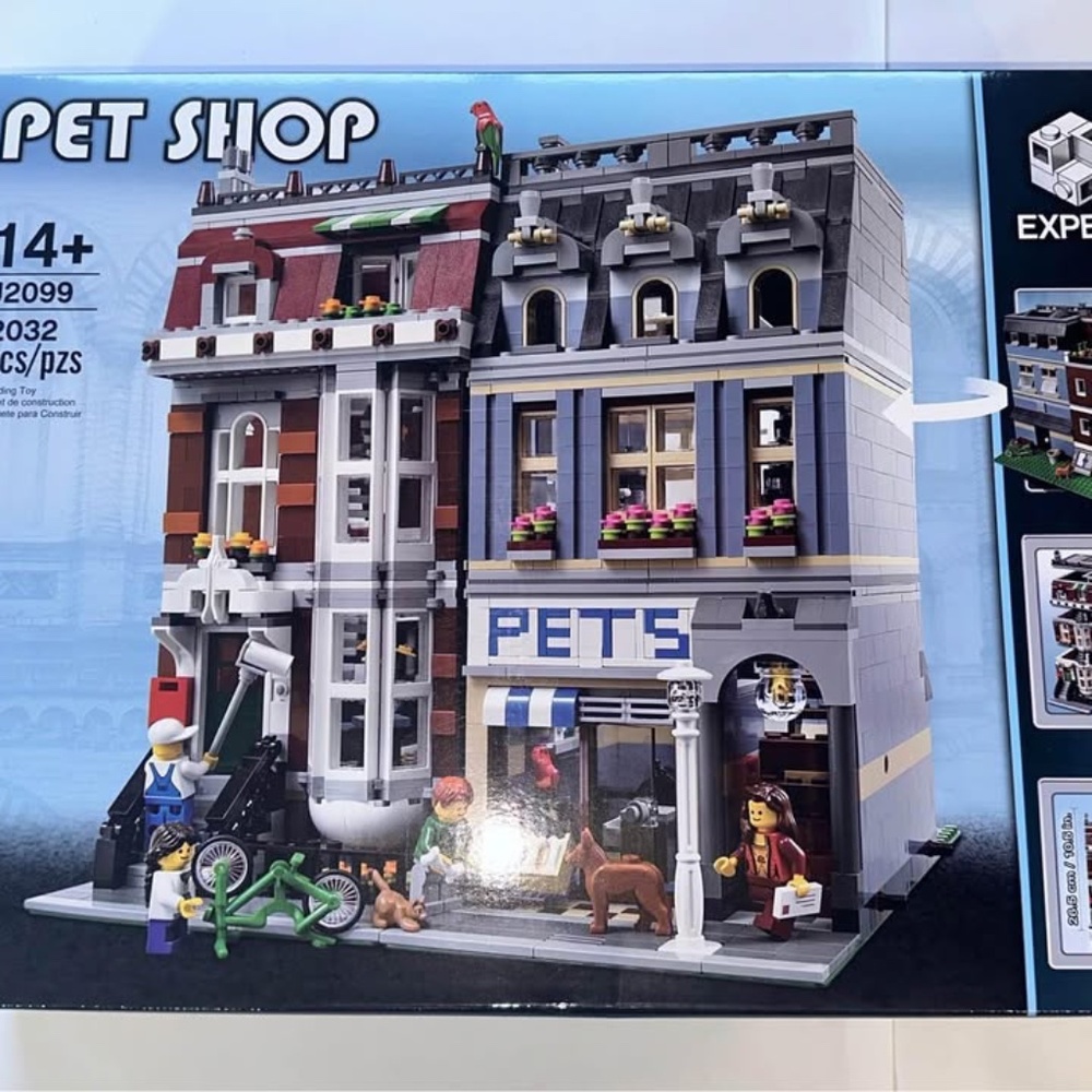 Pet Shop Modular Pets Store Building Brick Set Lego Compatible only GREAT GIFT